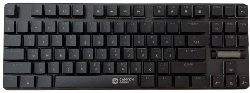 Клавиатура Canyon CND-SKB50-RU черный купить,NaN