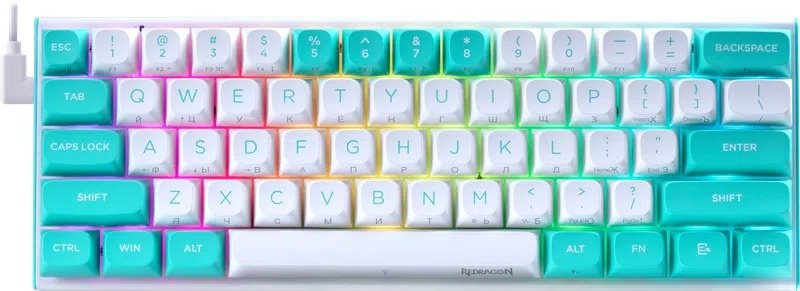Клавиатура Redragon Fidd 72187 белый купить,NaN