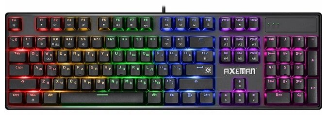 Клавиатура Defender AXEMAN GK-302 45306 черный
