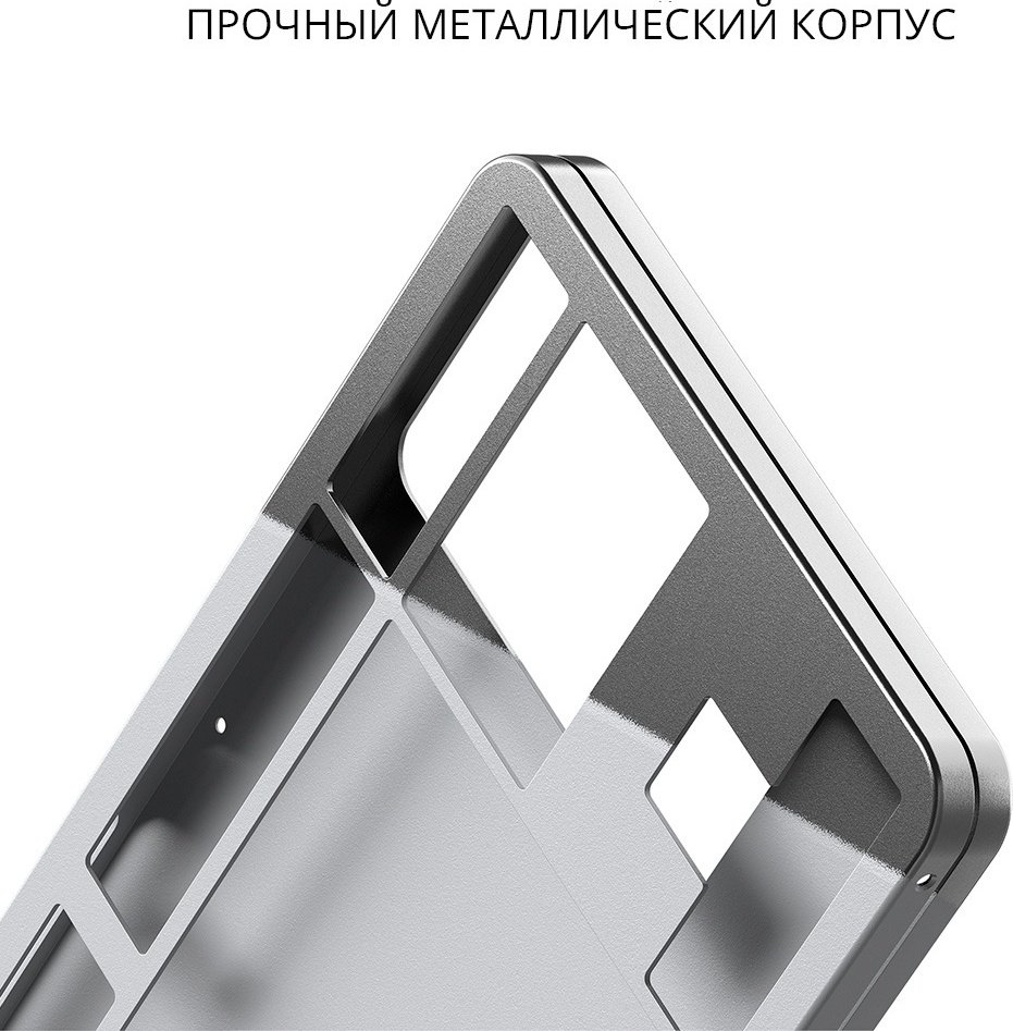 Клавиатура DARK PROJECT ALU87A Daylight серый