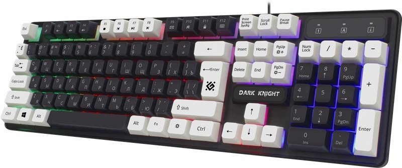 Клавиатура Defender Dark Knight GK-077 черный купить,6690