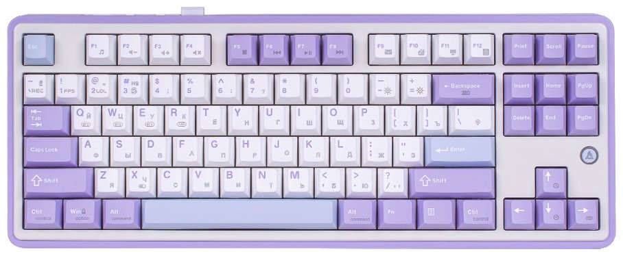 Клавиатура Ajazz AK870 Gift Switch белый купить,NaN