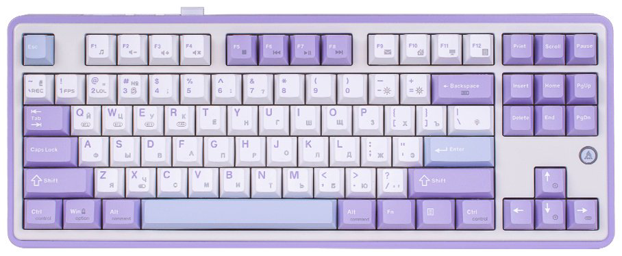 Клавиатура Ajazz AK870 Gift Switch белый купить,NaN