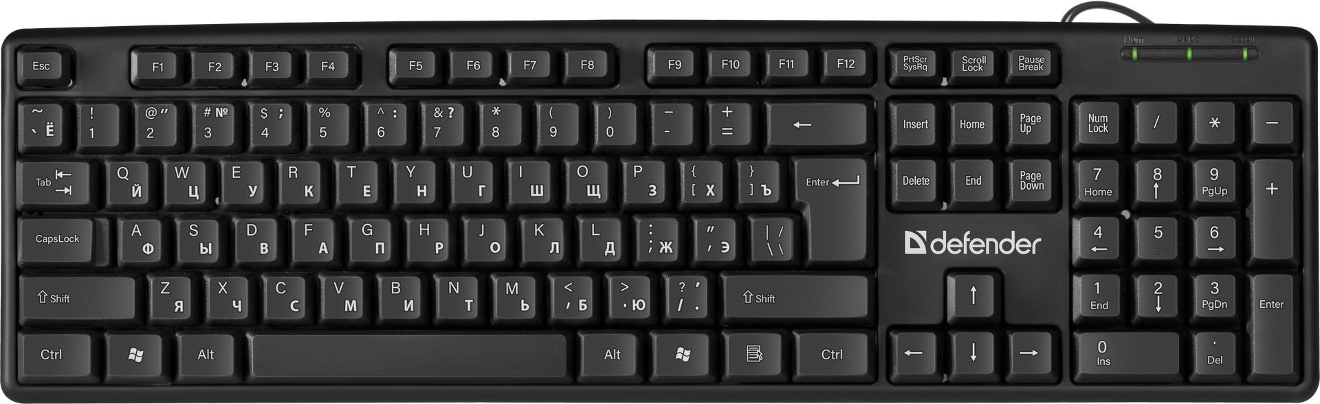 Клавиатура Defender Element HB-520 черный