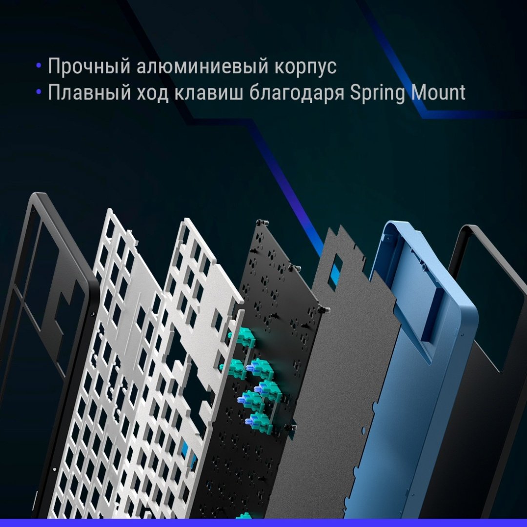 Клавиатура DARK PROJECT ALU87A Midnight черный купить,NaN