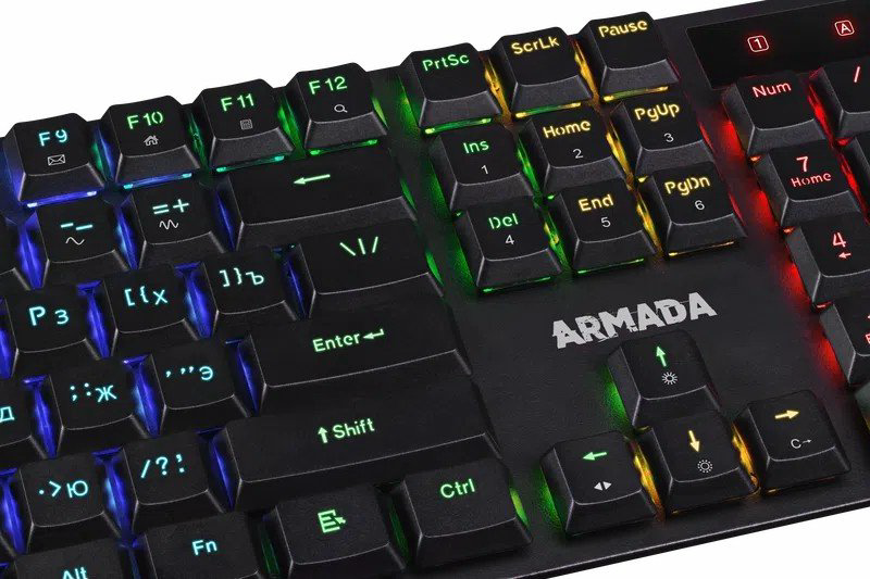 Клавиатура Defender Armada GK-004 черный купить,23890