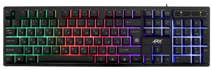 Клавиатура Defender Arx GK-196L RU черный