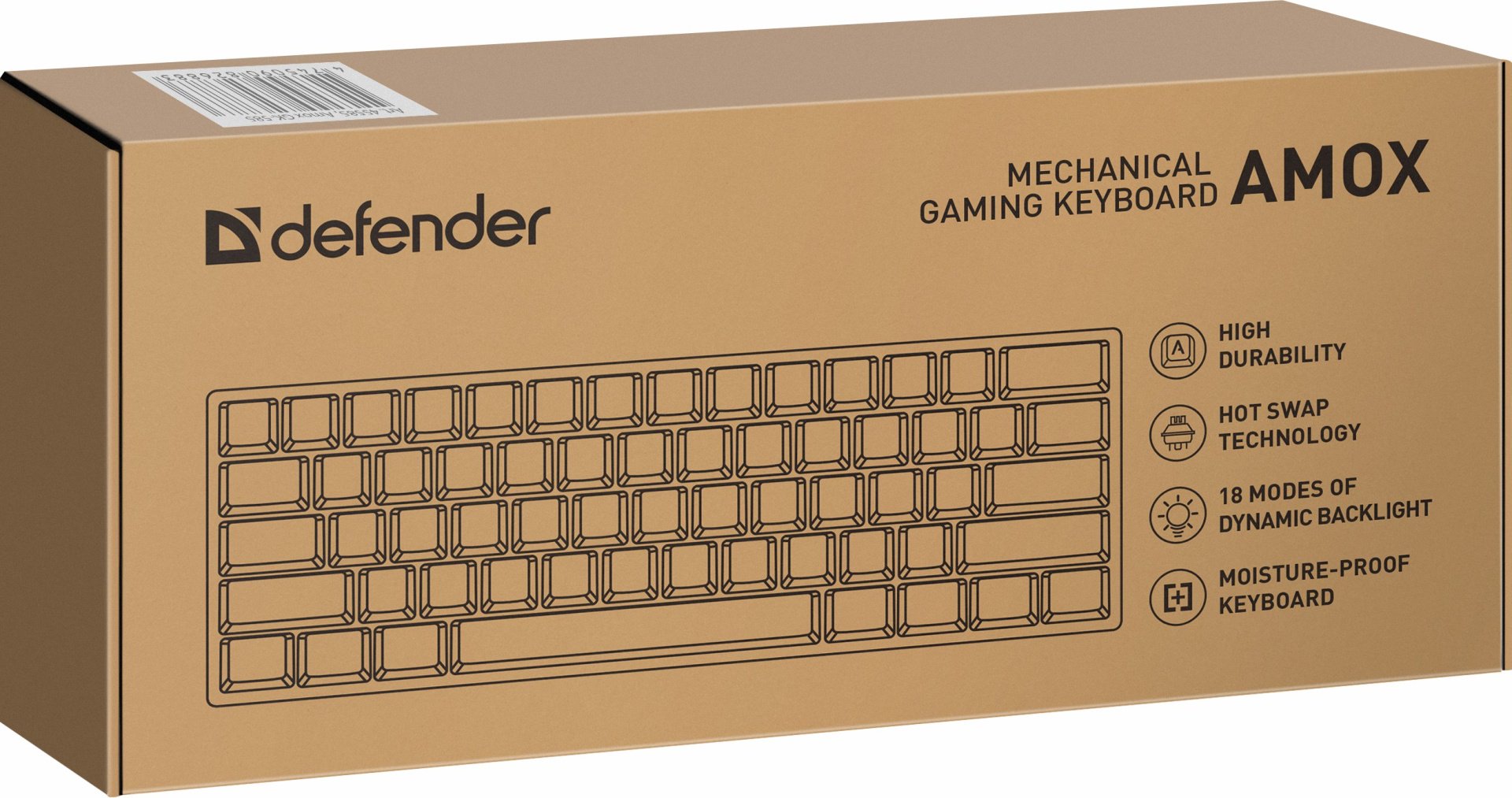 Клавиатура Defender Amox GK-585 белый