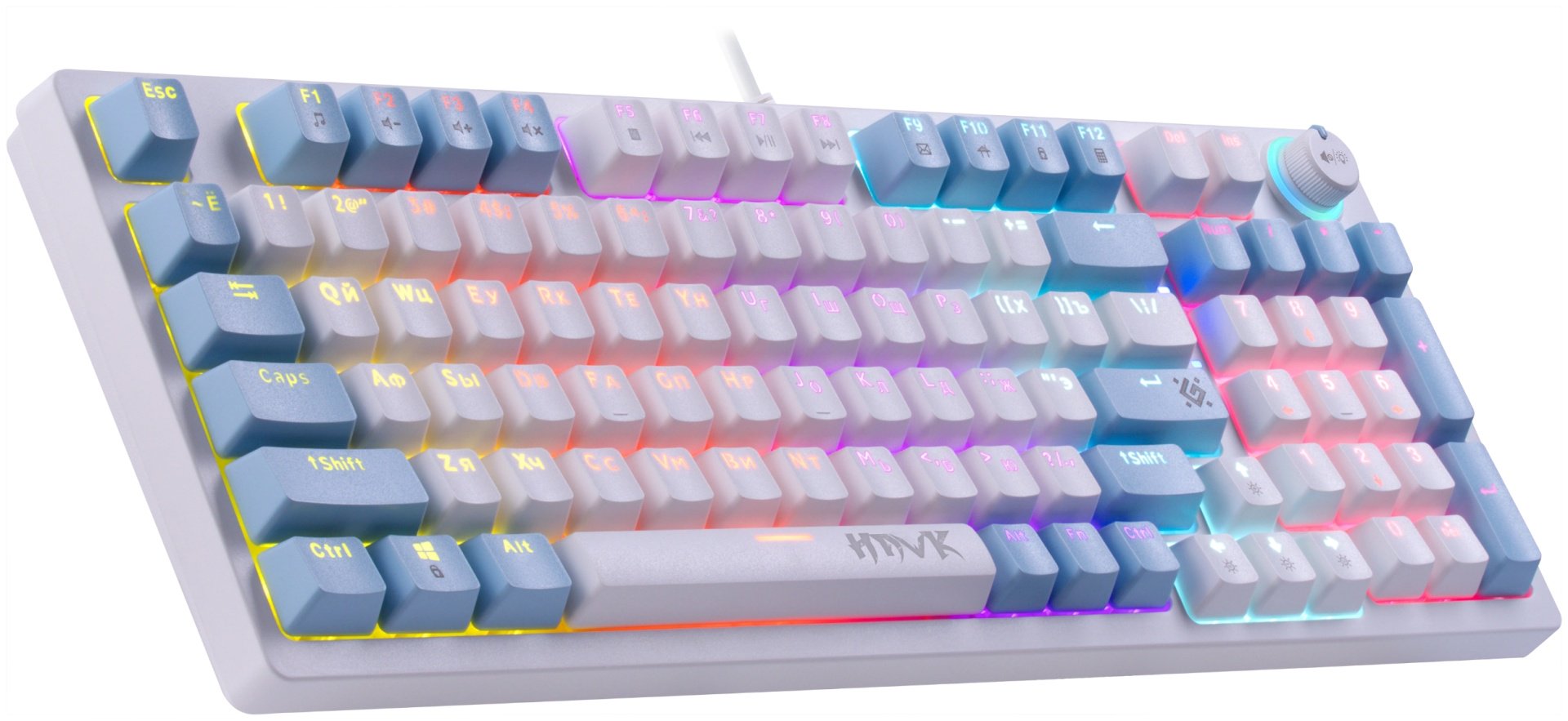 Клавиатура Defender Hawk GK-418 белый