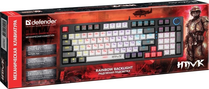 Клавиатура Defender Hawk GK-418 45418 черный