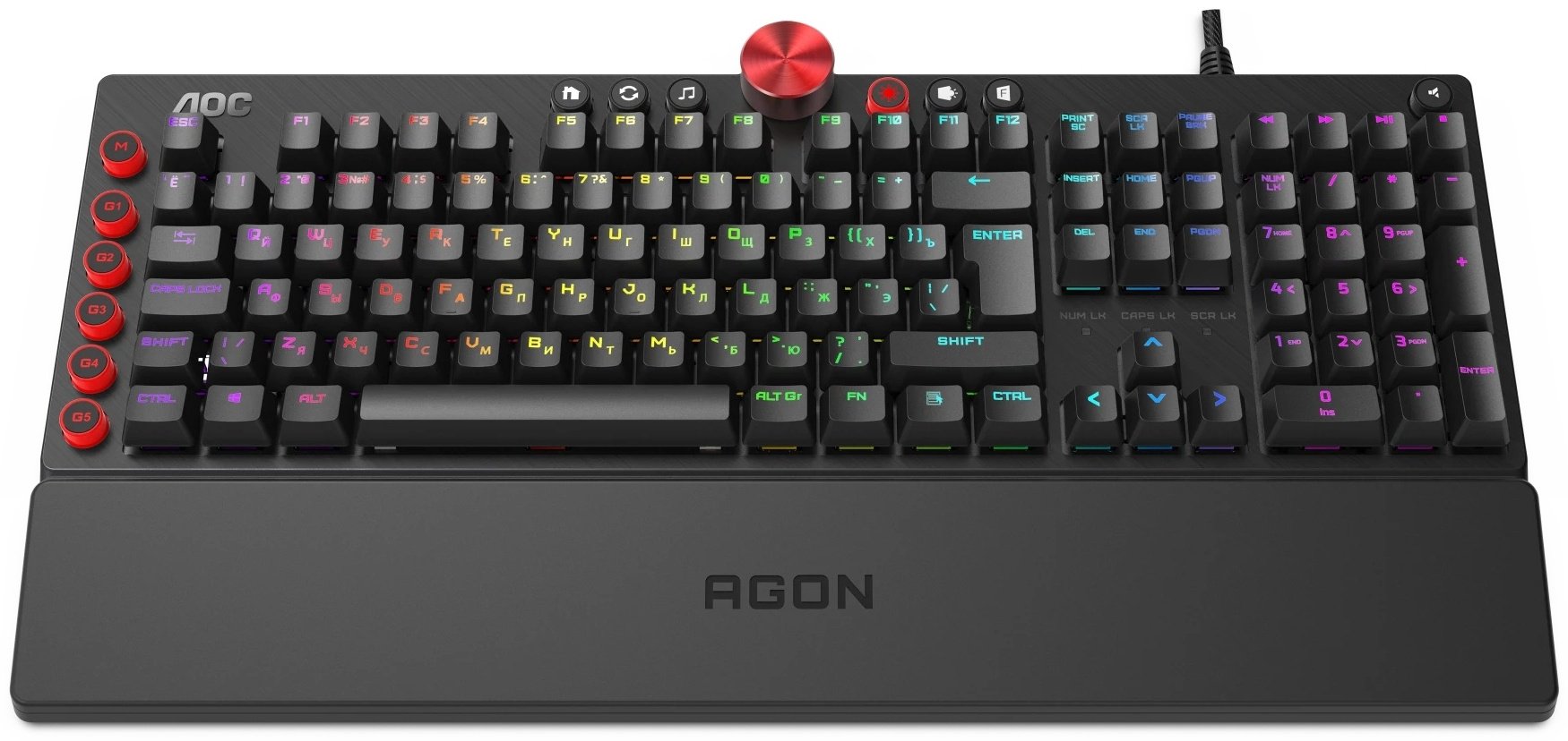 Клавиатура AOC AGK700 MX Red Cherry/Black купить,NaN