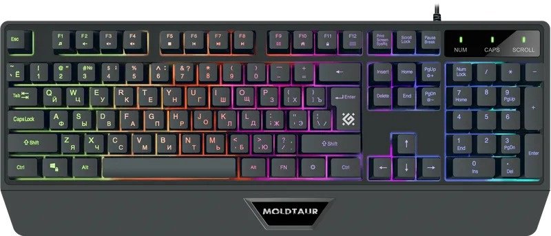 Клавиатура Defender Moldtaur GK-116 черный