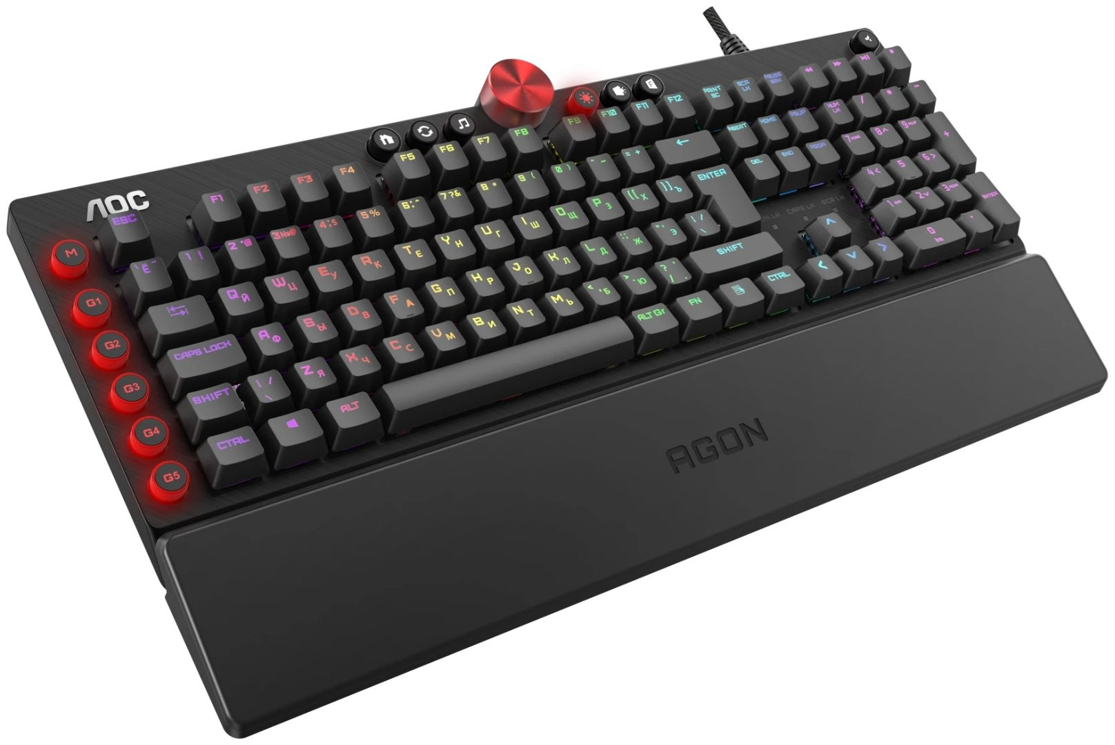 Клавиатура AOC AGK700 MX Red Cherry/Black купить,NaN