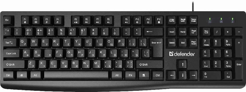 Клавиатура Defender Navigator HB-138 черный