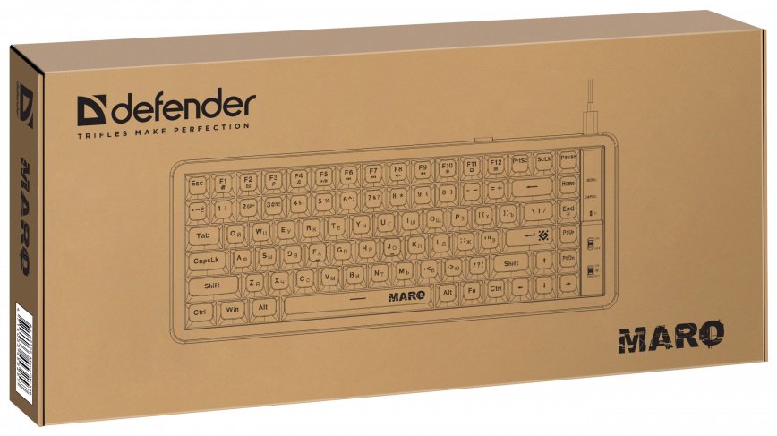 Клавиатура Defender Maro GK-325 серый