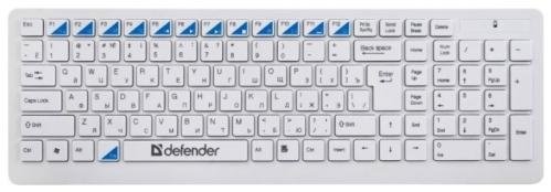 Клавиатура Defender Skyline 895 Nano белый