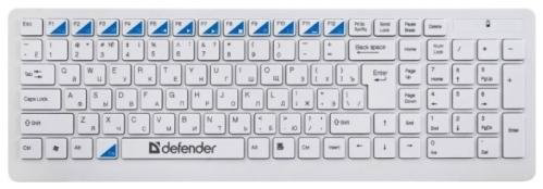 Клавиатура Defender Skyline 895 Nano белый