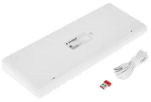 Клавиатура Gembird KBW-G520L белый купить,NaN