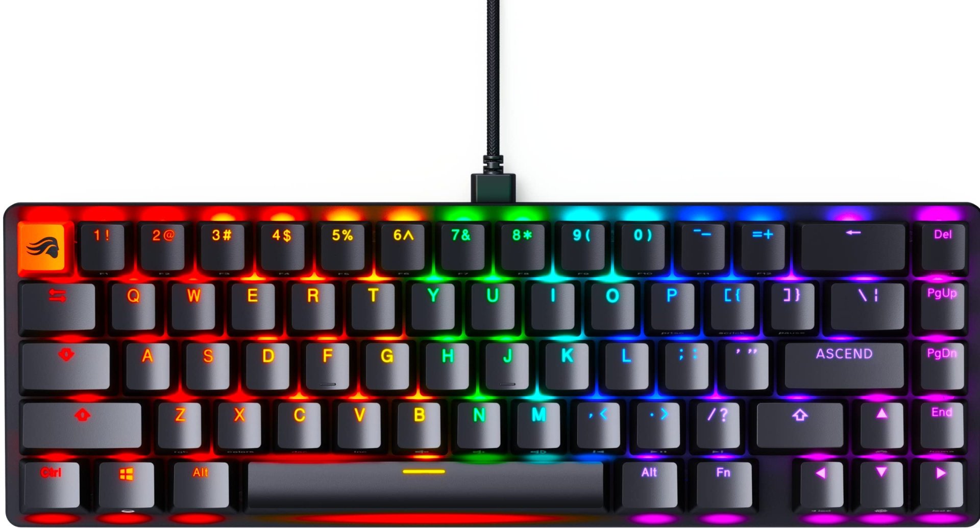 Клавиатура GLORIOUS GMMK 2 Compact GLO-GMMK2-65-FOX-B черный - ForteMarket Клавиатура GLORIOUS GMMK 2 Compact GLO-GMMK2-65-FOX-B черный купить,60064
