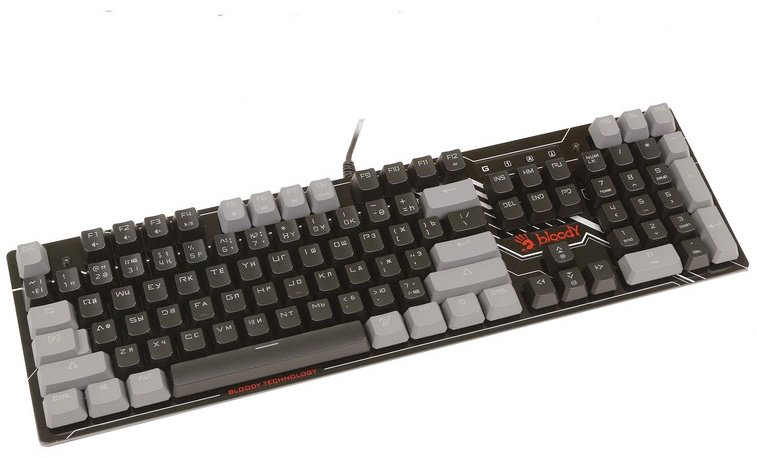 Клавиатура A4Tech Bloody B808N черный