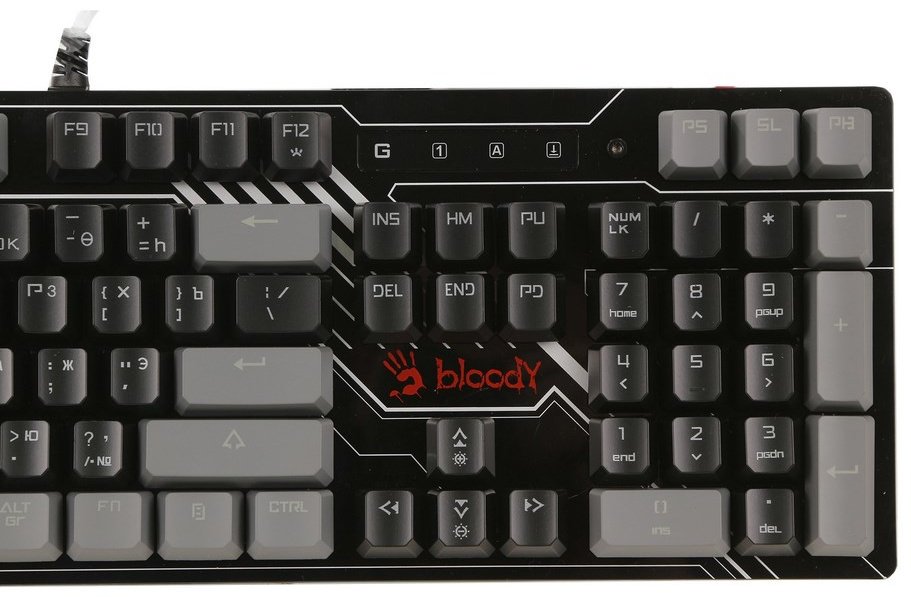 Клавиатура A4Tech Bloody B808N черный