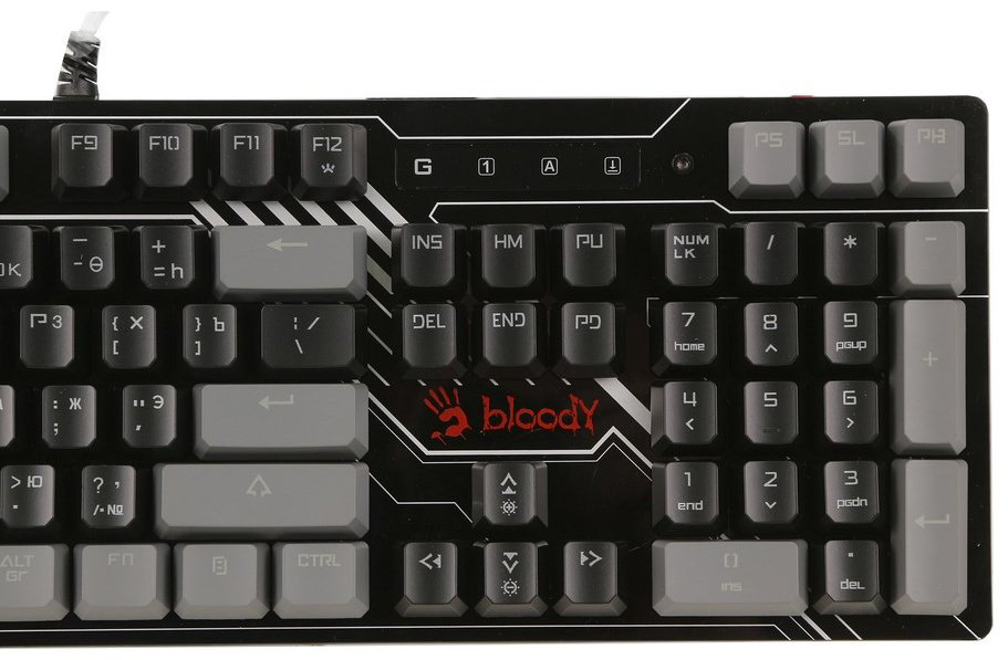 Клавиатура A4Tech Bloody B808N черный