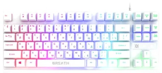 Клавиатура Defender BREATH GK-184 белый