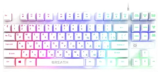 Клавиатура Defender BREATH GK-184 белый