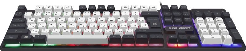 Клавиатура Defender Dark Knight GK-077 45078 белый купить,6555