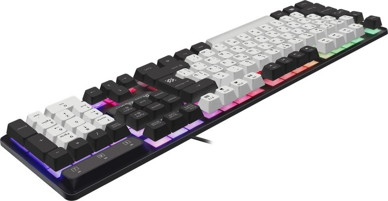 Клавиатура Defender Dark Knight GK-077 45078 белый купить,6555