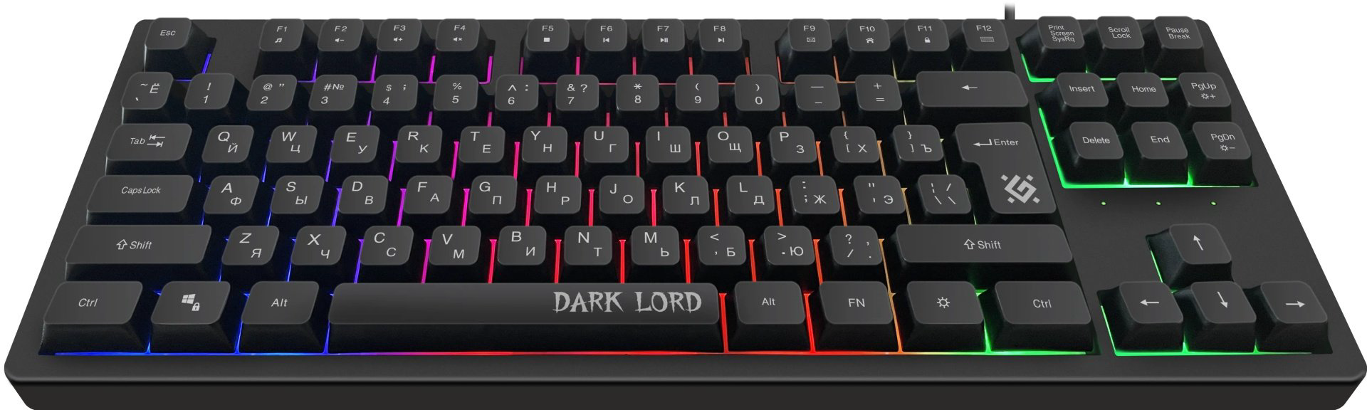 Клавиатура Defender Dark Lord GK-580 черный купить,NaN