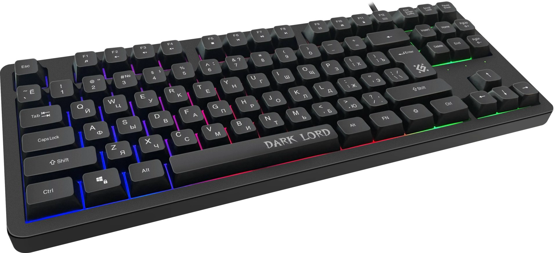 Клавиатура Defender Dark Lord GK-580 черный купить,NaN