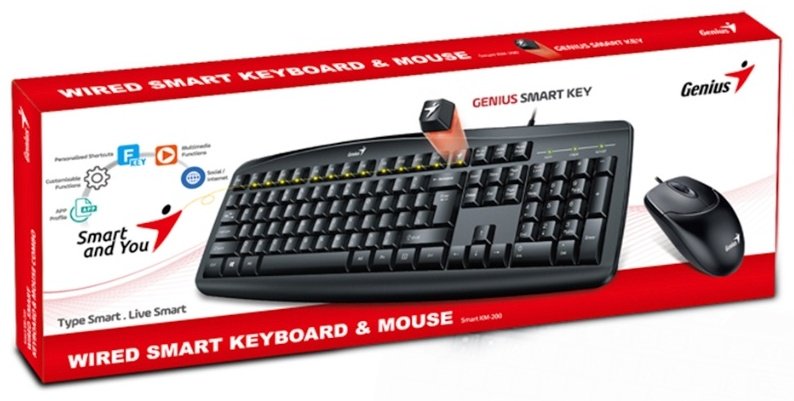 Клавиатура Genius Smart KM-200 черный