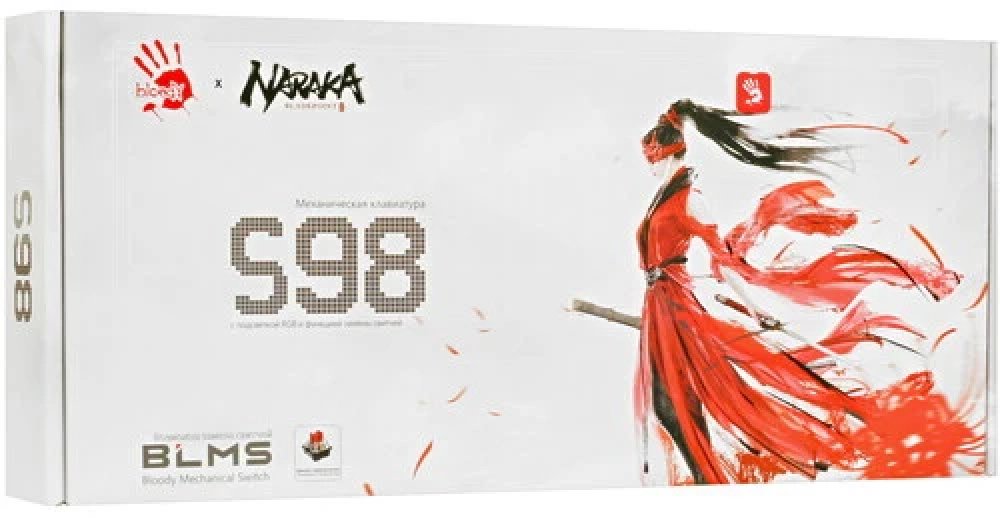 Клавиатура A4Tech Bloody WS98 Naraka черный
