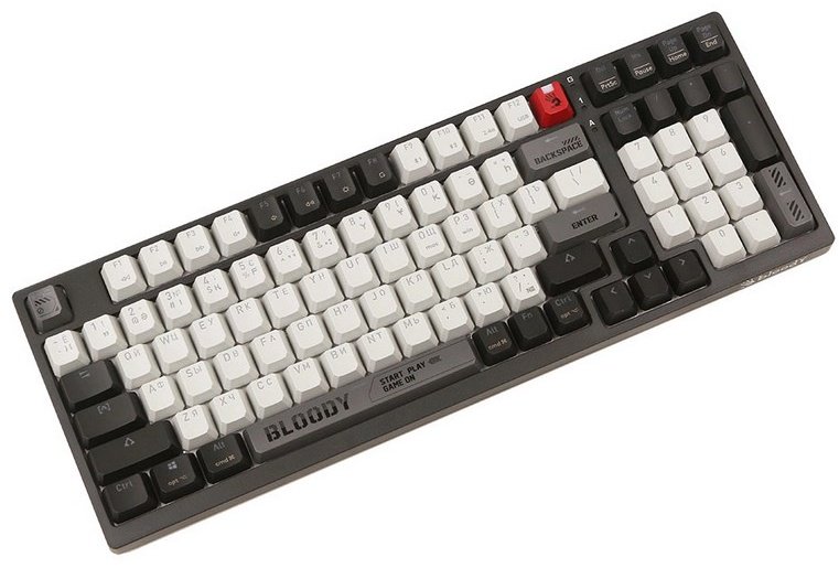 Клавиатура A4Tech WS98 Bloody Grey белый