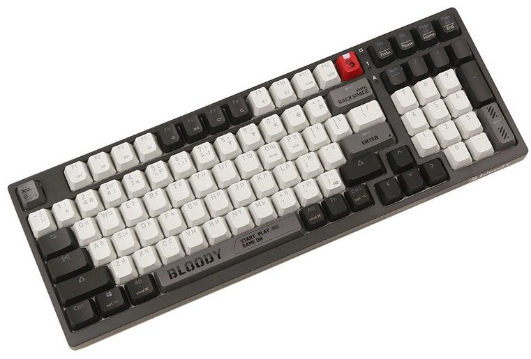 Клавиатура A4Tech WS98 Bloody Grey белый