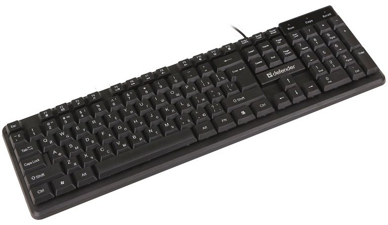 Клавиатура Defender Element HB-239 (45239) черный купить,NaN