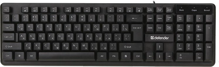 Клавиатура Defender Element HB-239 (45239) черный купить,NaN