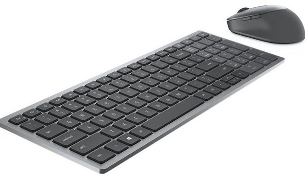 Клавиатура DELL KM7120W серебристый