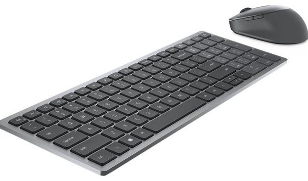 Клавиатура DELL KM7120W серебристый