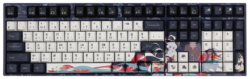 Клавиатура VARMILO Chang'e VPT108 Cherry MX Silent Red черный купить,NaN