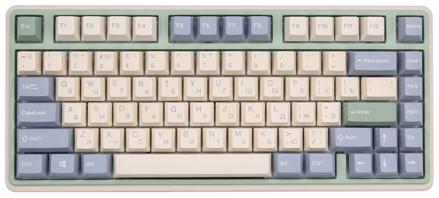 Клавиатура VARMILO Eucalyptus VXH81 Cherry Mx Brown розовый купить,NaN