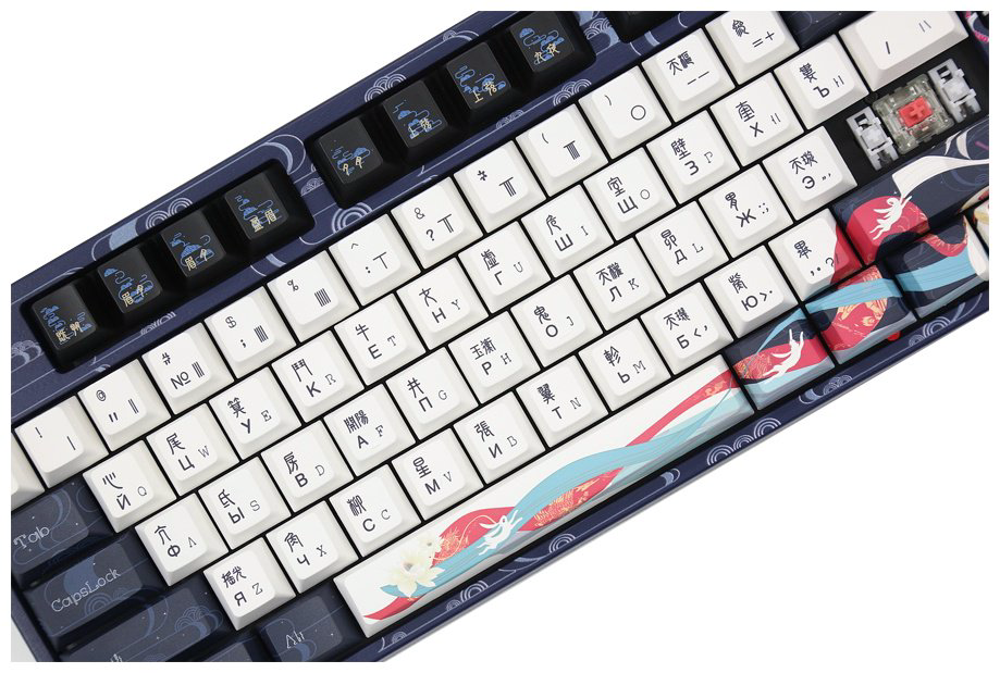 Клавиатура VARMILO Chang'e VPT108 Cherry MX Silent Red черный купить,NaN
