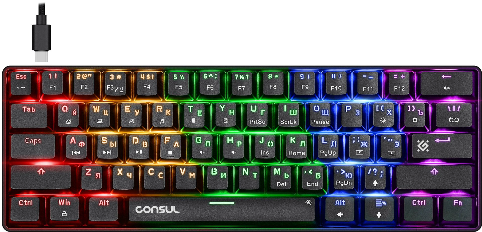 Клавиатура Defender Consul GK-220 45220 черный