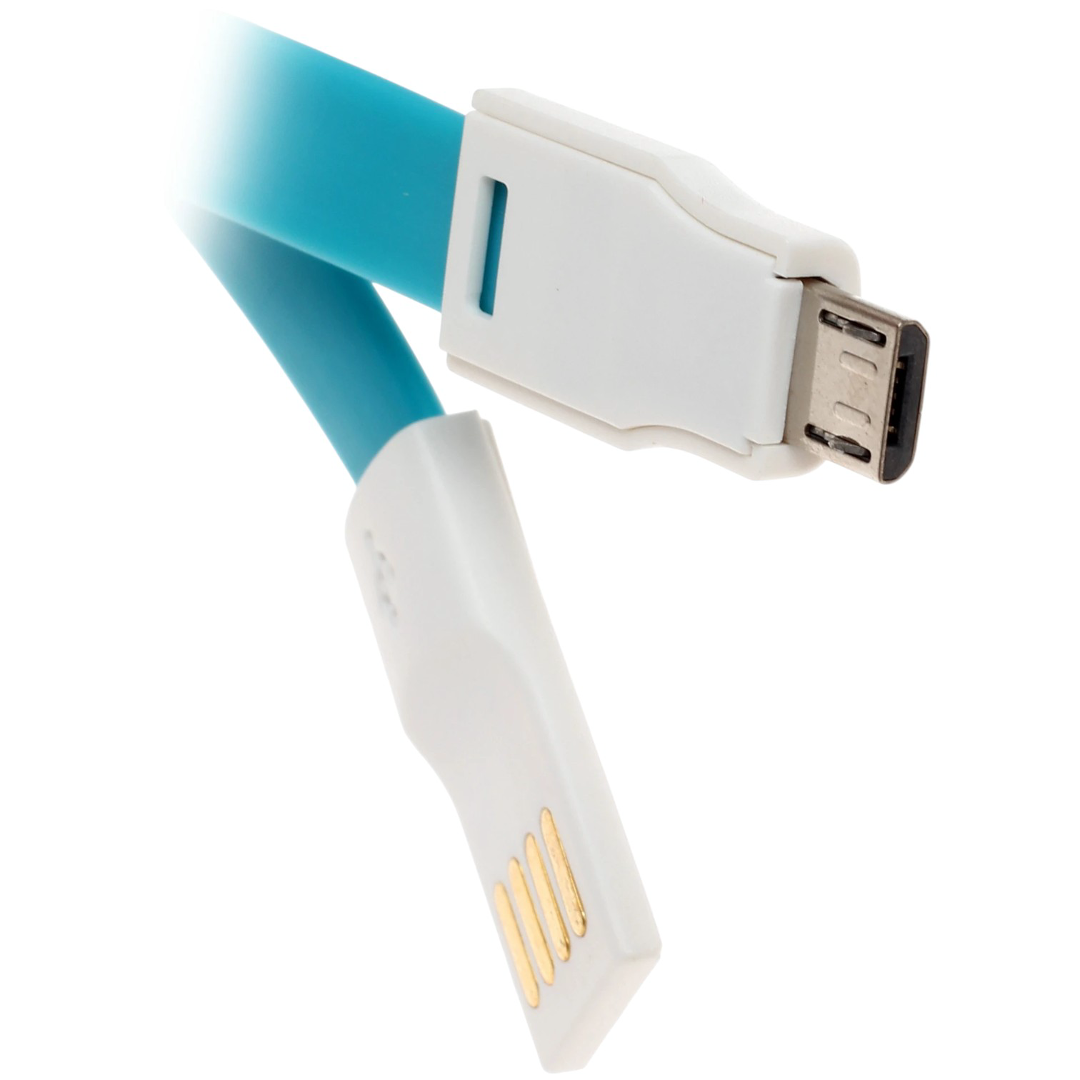 Кабель USB - Micro USB ViTi Magnetic 22см Blue