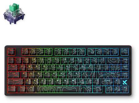 Клавиатура MCHOSE Jet 75 e-Sport Kailh Magnetic God Switch Black Topographic, MC-Jet75-10 черный - ForteMarket Клавиатура MCHOSE Jet 75 e-Sport Kailh Magnetic God Switch Black Topographic, MC-Jet75-10 черный купить,45990