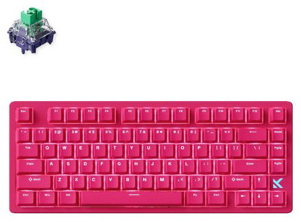 Клавиатура MCHOSE Jet 75 E-sport Kailh Magnetic God Switch Rose Red MC-Jet75-13 розовый купить,NaN