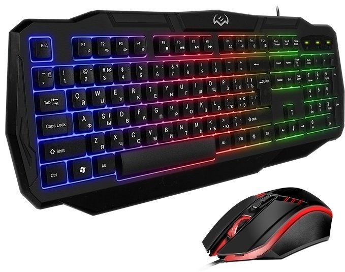 Клавиатура SVEN GS-9100 + мышь черный купить,NaN