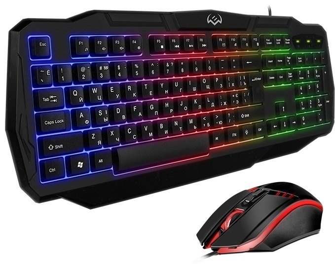 Клавиатура SVEN GS-9100 + мышь черный купить,NaN