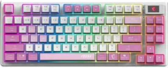 Клавиатура MSI FORGE GK600 TKL W VIOLET белый купить,36000